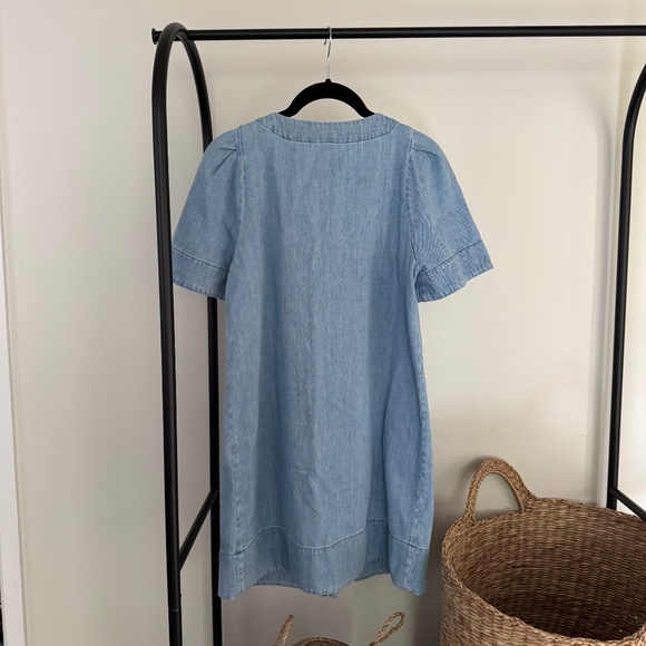 Sezane Vennila Denim Dress - Picture 3 of 4